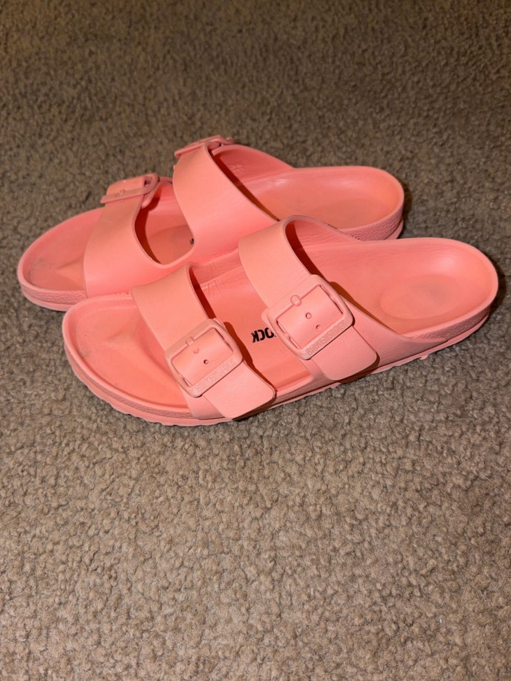 Birkenstock Pink Two-Strap EVA Sandals